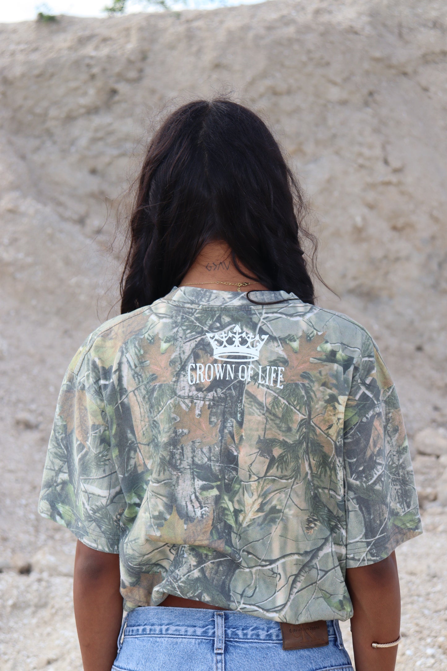 Jesus is king oversized tee